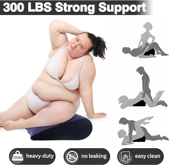 Bed Wedge Pillow, Inflatable Pillow for Couples Soft Portable Positioning Triangle Sofa Pillow Body Positioners Cushion Sweater Yoga LX-M7