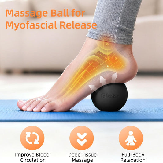 Massage Lacrosse Ball for Myofascial Release, Trigger Point Therapy