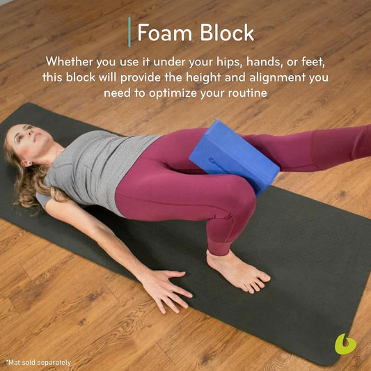 Foam Block for Pilates Reformer, Workout Block, Home Gym