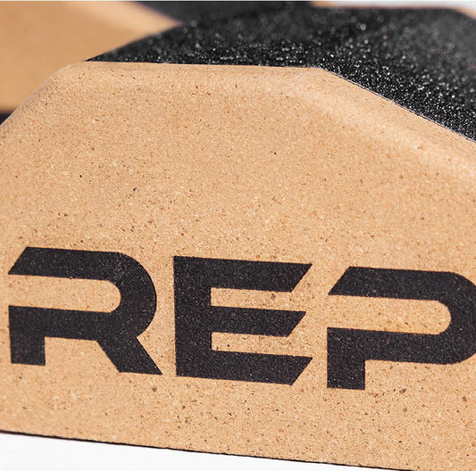 Cork Squat Wedge, Blocks for Weight Lifting, Yoga, Stretching, Exercise and Calf Therapy, Raised Heel Support, Non Slip, Workout Equipment for Home and Commercial Gym Training