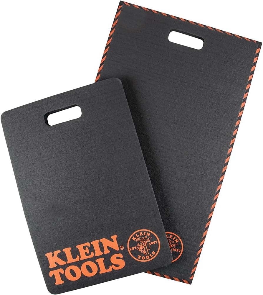 60135 Kneeling Pads, Adult Men's Soft Thick Closed Cell Soft Foam Professional Tradesman Pro Pads with Handle