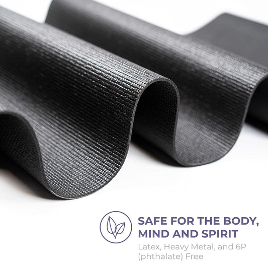 Voyage 5mm Studio Yoga Mats, 4 Pack, 72x24in