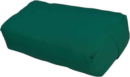 MAXSupport Deluxe Rectangular Cotton Yoga Bolster