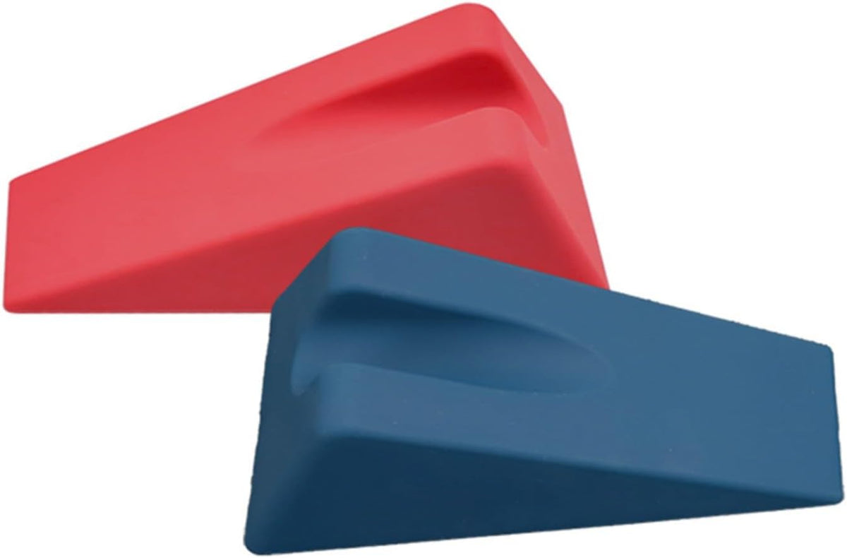 Mobilization Wedge Pillow Non-Slip Silicone Triangle (red)