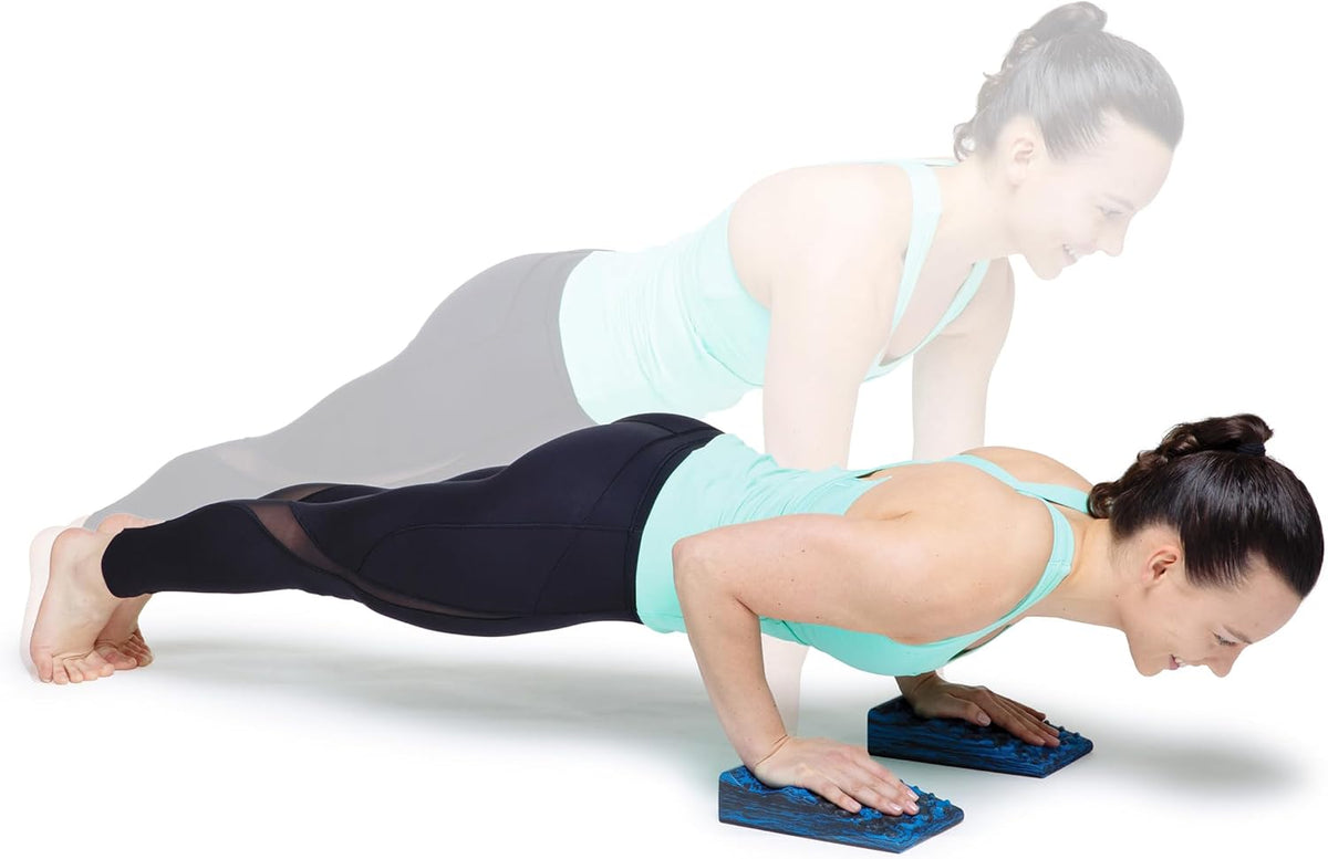 Performance Wedges (Pair) with Exercise Manual – Contoured Foam Wedges