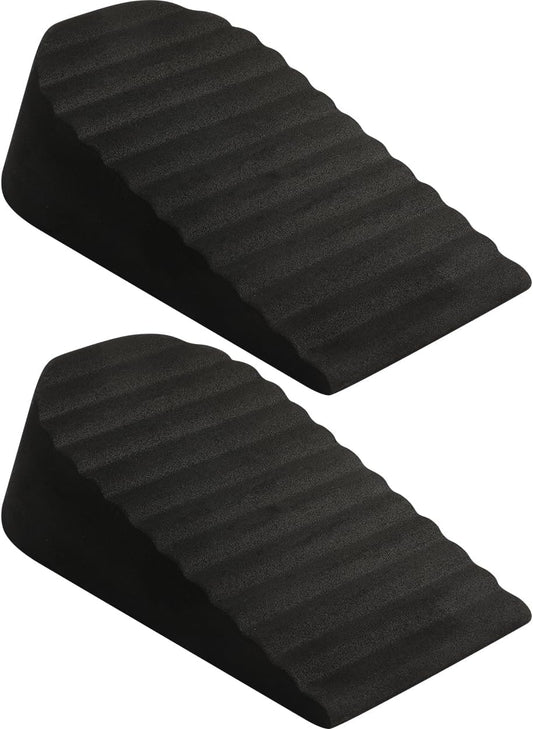 Squat Wedge Block - Non-Slip Slant Board for Elevated Heel Squats, Knees Over Toes, Deadlifts – Perfect for Reverse Step Ups and Split Squats.