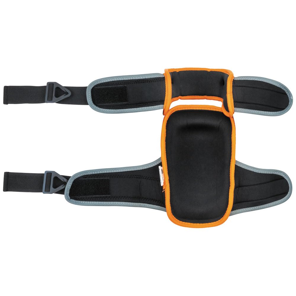 60897 Knee Pads for Men and Women, Non-Marring, Heavy Duty Stabilizer Work Knee Pads, Adjustable Straps for Construction and Flooring
