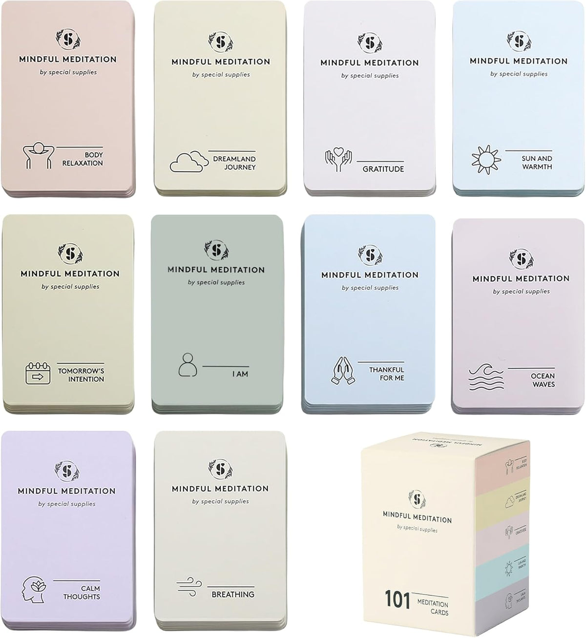 101 Mindfulness & Meditation Cards for Teens & Adults