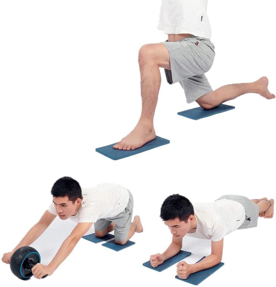 Exercise Knee Pad Cushion, 2 PCS Comfortable Non-slip Yoga Knee Pads Sports Balance Knees Pad Cushion, Extra Padding Yoga Mat Knees Support Pad Yoga Kneeling Pads for Protecting Knee Ankle Elbow Wrist