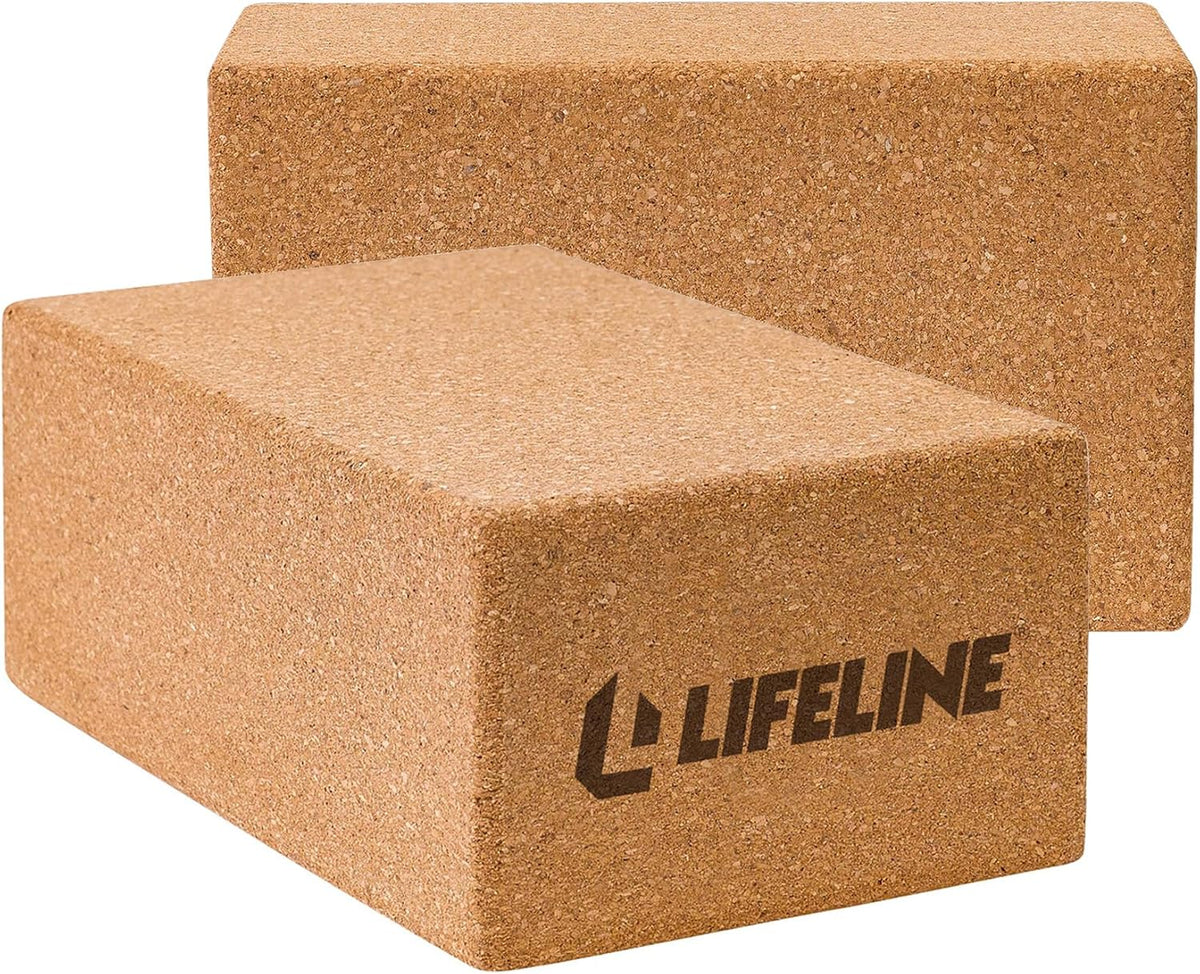 Cork Yoga Block - Sustainable Home Gym Workout Equipment for Yoga, Pilates and General Fitness
