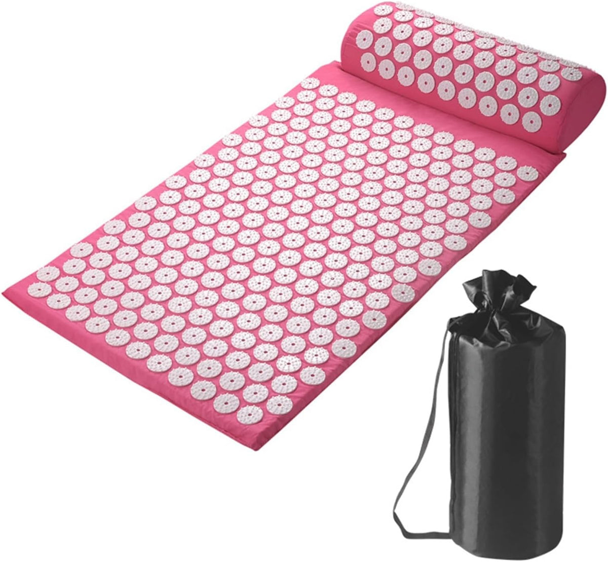 Acupressure Mat Acupressure Set Acupressure Mat with Pillow Acupressure Set Soothing Relaxation and Massage Relief from Back Pain Head and Neck Pain Suitable for Women and Men(Blue)