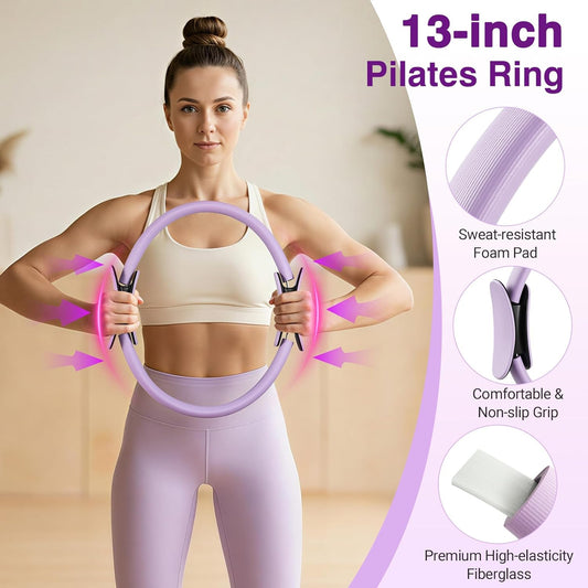 Home Pilates Kit Home Workout Essentials Set for Women Full-Body Exercise