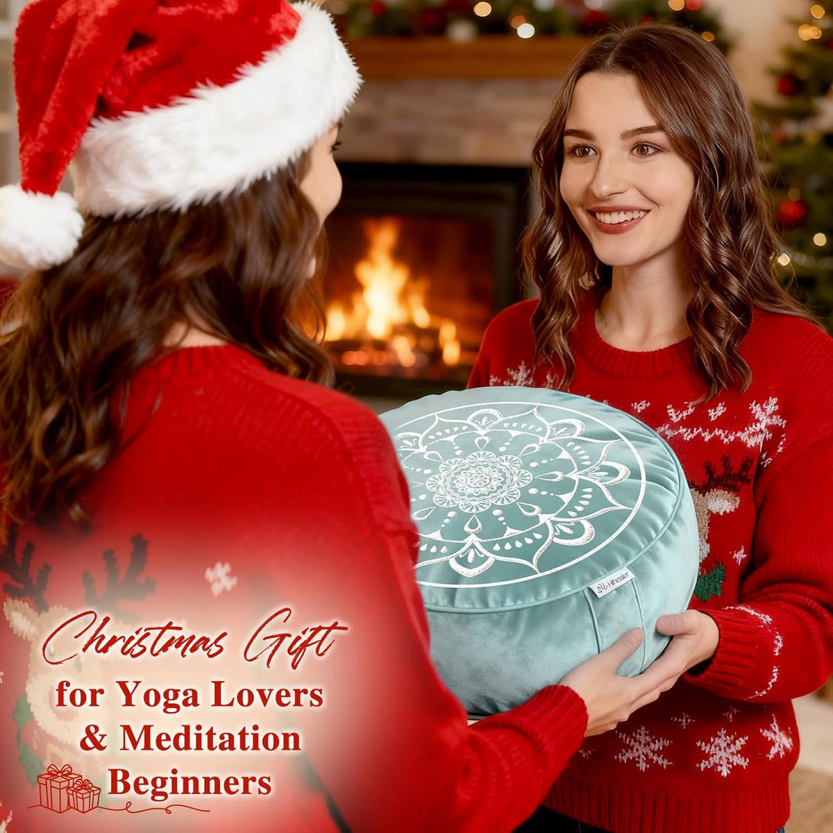 Meditation Cushion, Traditional Tibetan Velvet Meditation Pillow
