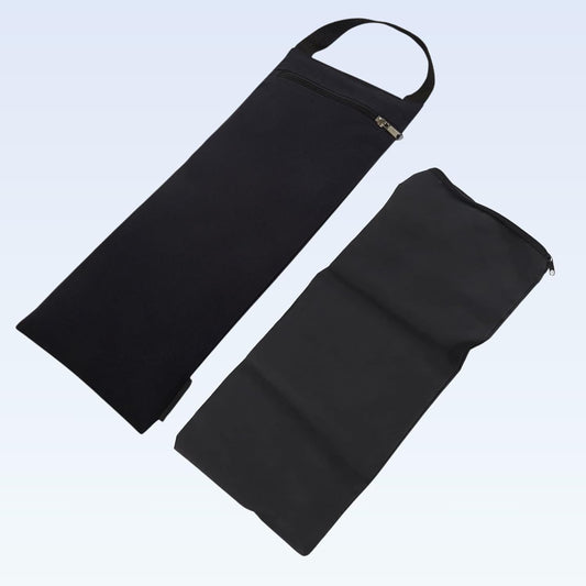 Sandbag Cotton Unfilled, Zipper Cover with Inner Bag - Black