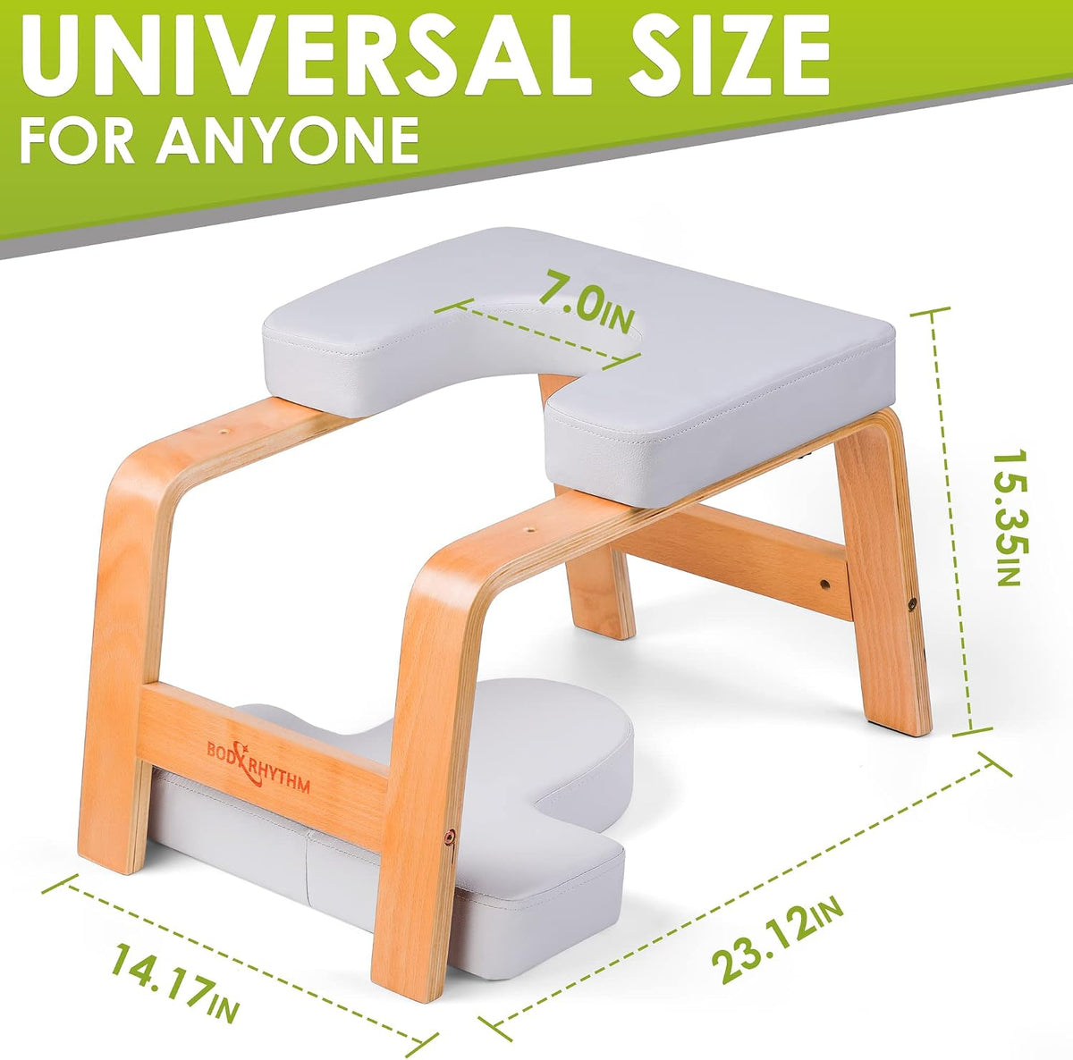 Yoga Headstand Bench, Yoga Inversion Chair, Headstand Trainer for Relieve Stress, Improve Sleep & Digestion and Strength Training, Ideal for Home Workout, Fitness and Gym