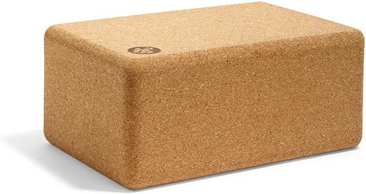 Yoga Block - Fine-Grain Block, Yoga Equipment, Home Gym Accessory, Pilates Tool, Lightweight for Travel, Extra Firm Workout Accessory with Comfortable Edges