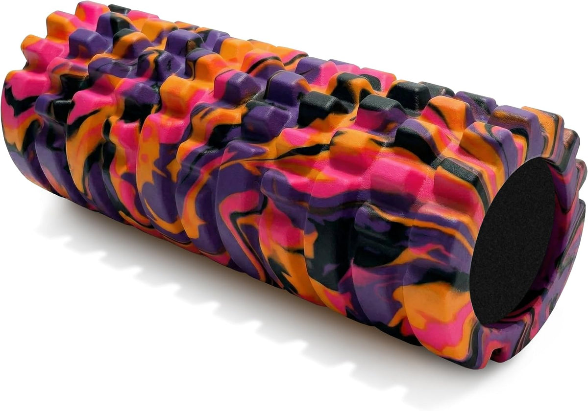 Patented 3-Zone Massage Roller, Medium Density for Exercise