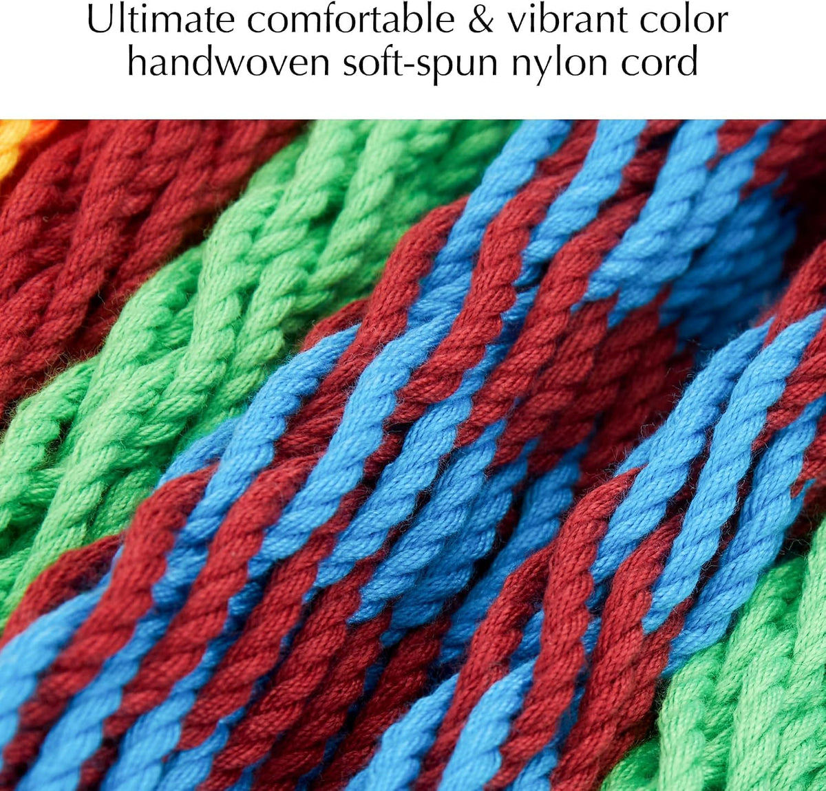 Handwoven Rope Mayan Hammock for Outside, 600 lbs Capacity