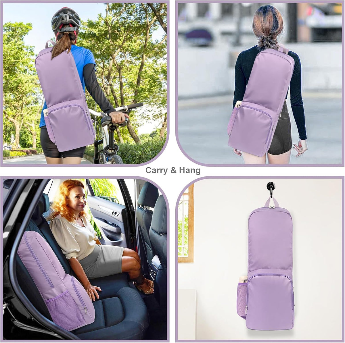 Yoga Mat Bag Carrier with Mesh & Zipper Pockets