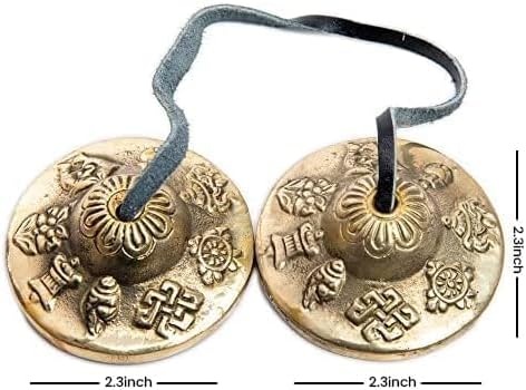 Tingsha Cymbals Bells Meditation Mindfulness Chime for Chakra Healing Spiritual Dharma Gifts Handcrafted