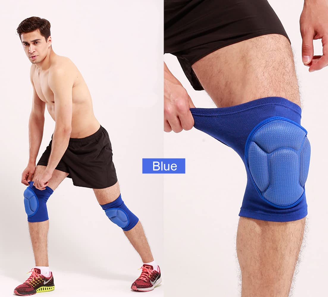Knee Pads for Women & Men, Basketball Knee Pads Volleyball Knee Pads for Women Men Wrestling Knee Pads Wrestling Gear, Crash Pad Snowboarding Gear Knee Protector Soft Knee Pads for Work (Medium