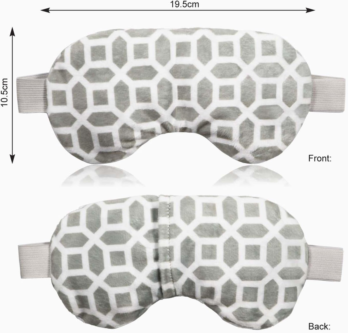 2in1 Heated/Ice Eye Mask Moist Heat Eye Mask Lavender Flaxseed Sinus Pillow