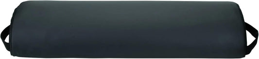 ForPro Jumbo Half Round Bolster Pillow, 26" L x 9" W x 4.5" H, Black