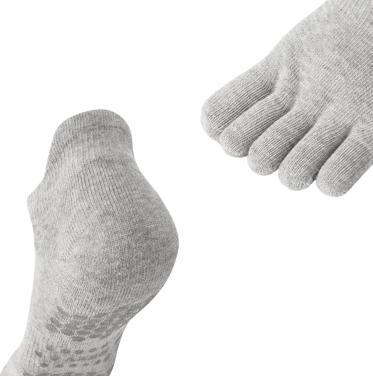 Origin Grip Pilates Yoga Toe Socks for Women, Dual-Sided Non-Slip Grips, Toe Separator & Stay-Put Heel Lock for Barre
