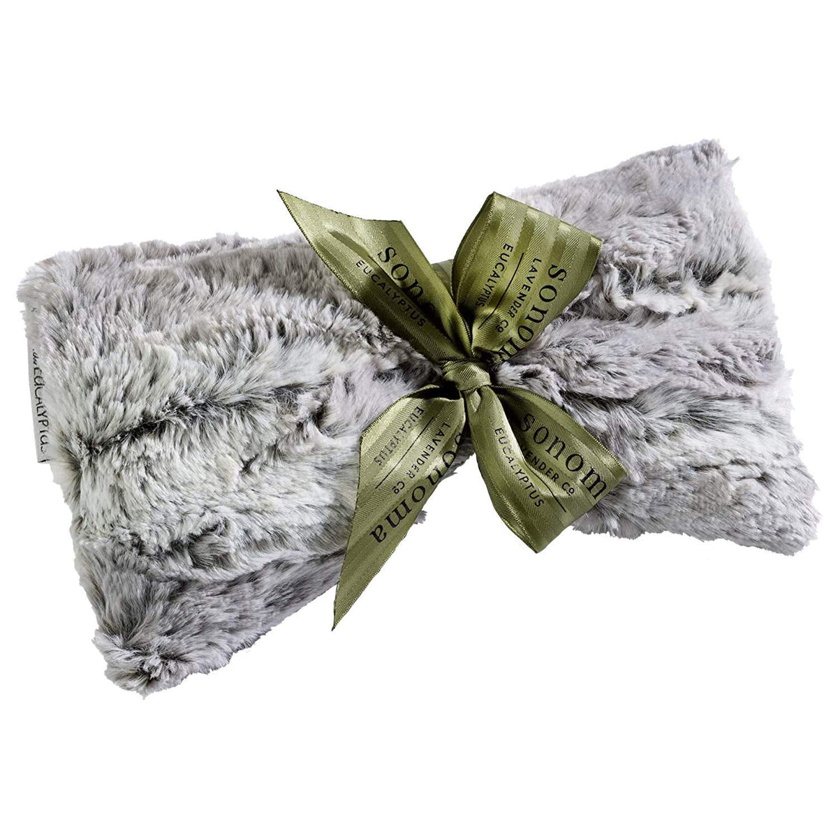 Sonoma Lavender Spa Mask, Heatable/Chillable Aromatherapy Eye Pillow with Lavender Infused Flaxseed Insert, Eye Compress for Stress Relief with Removable and Washable Cover (Lilac Dot)