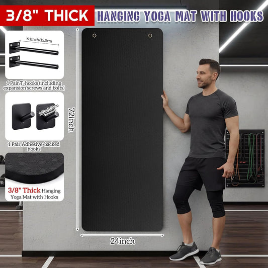 Hanging Exercise Mat with Hooks