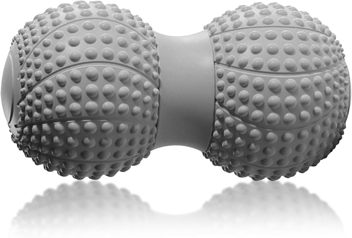 Peanut Massage Ball, Firm Textured Back Roller for Trigger Points