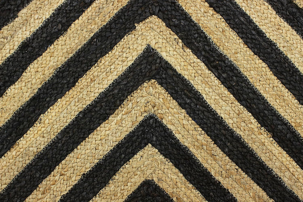 Scalloped Edge Kilim Rug 3' Square Rug Beige & Multicolor Cape Cod Design Carpet Thick 0.27 inches Hand Braided Jute Flatweave Indoor Outdoor Use Rugs for Bedroom, Kitche, Yoga Mat