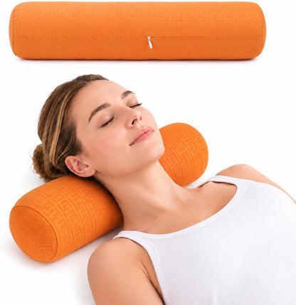 Neck Roll Pillow, Cervical Neck Pillow Bolster Pillow for Sleeping