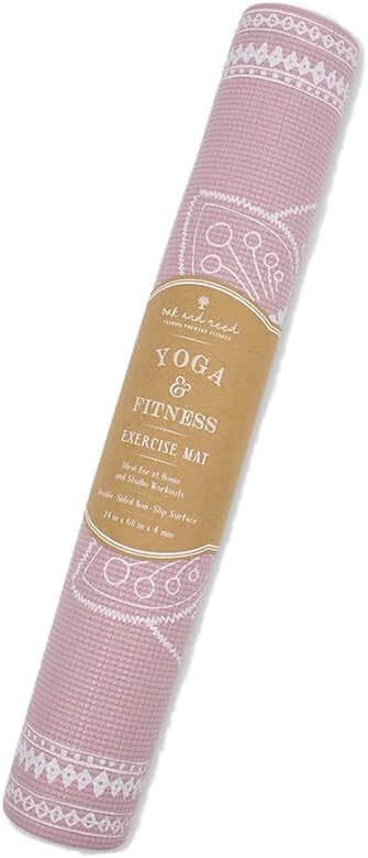 YM41222MAV Mauve Medallion Tapestry Yoga Mat (4MM)