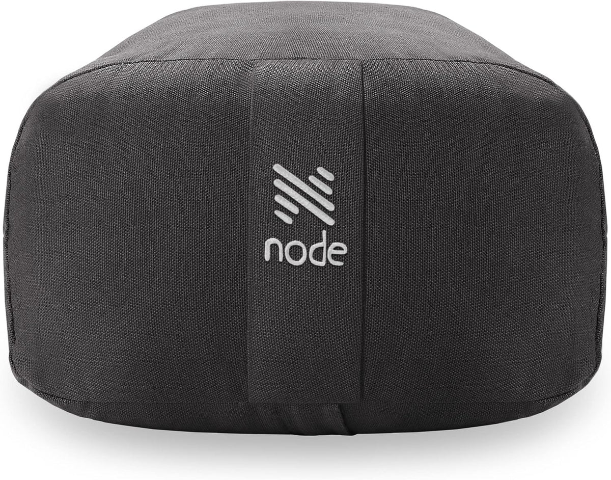 Yoga Meditation Cushion, 25" x 12" Rectangular Bolster with Organic Cotton Cover