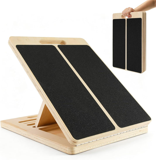 Slant Board, Adjustable Calf Stretch Board for Ankle Mobility