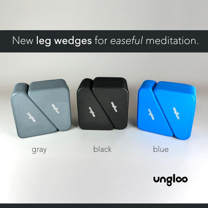 Supportive Yoga Block Wedges for Seated Meditation – Elevates Knees, Reduces Hip Pressure, and Improves Cross-Legged Posture