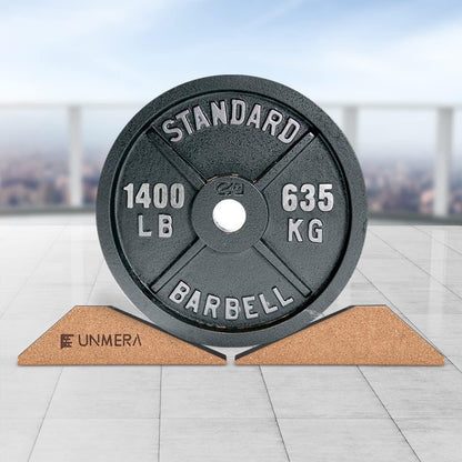 Squat Wedge Block Non Slip for Heel Elevated Squats, 2PCS