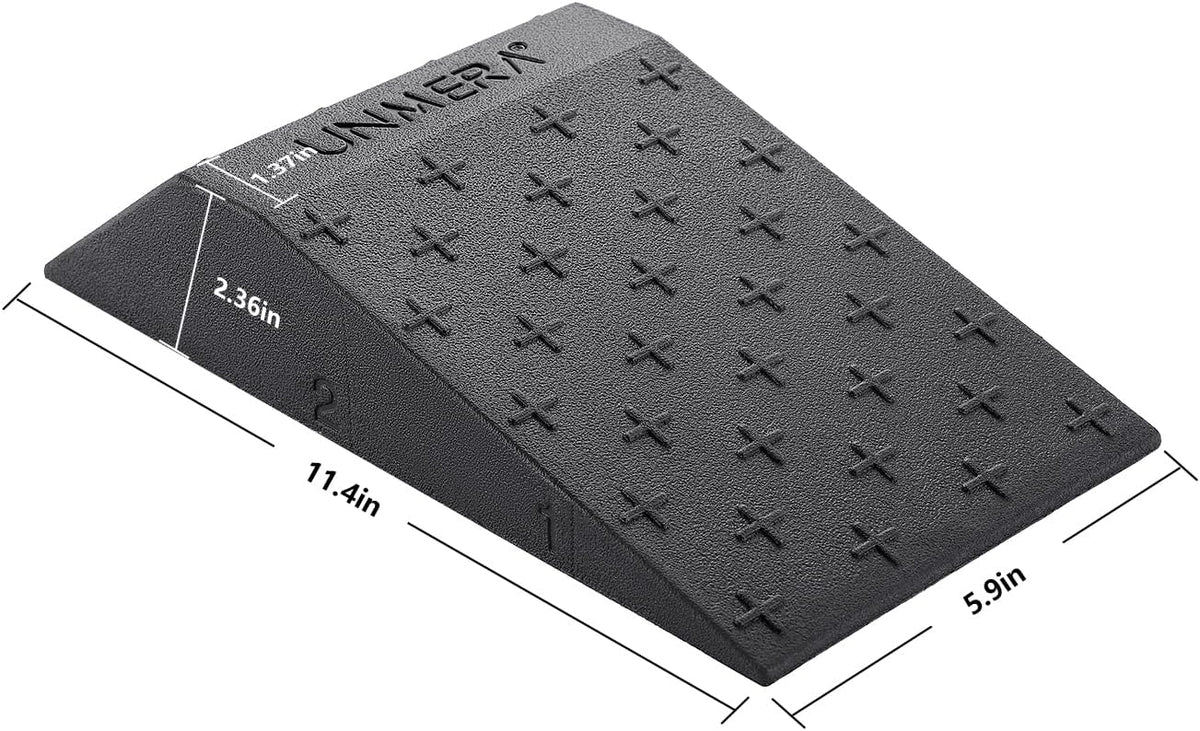 Squat Wedge Block Non Slip for Heel Elevated Squats, 2PCS