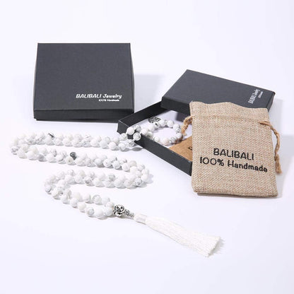108 Mala Beads Semi-Precious Gem Stones Meditation Necklace