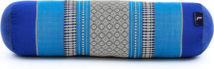 Small Yoga Bolster – Shape-Retaining Cervical Neck Roll, Tube Pillow for Comfortable Reading, Kapok Filling, 22 x 6 x 6 inches