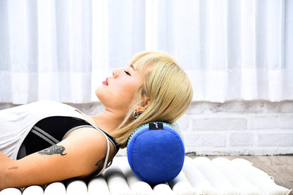 Small Yoga Bolster – Shape-Retaining Cervical Neck Roll, Tube Pillow for Comfortable Reading, Kapok Filling, 22 x 6 x 6 inches