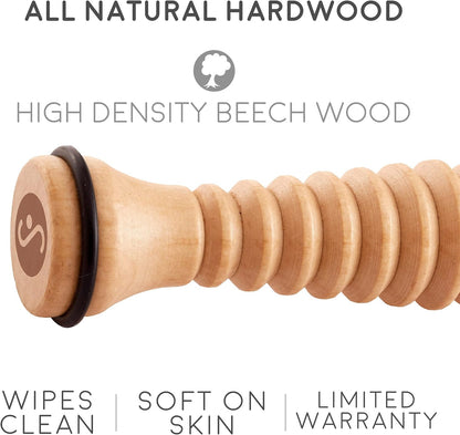 Wooden Foot Roller - Wood Therapy Massage Tool for Plain Relief