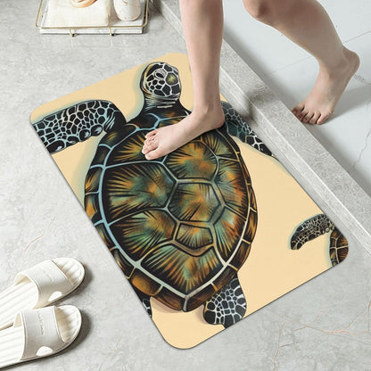 Skull Yoga Printed Rounded Corner Diatomaceous Doormat 31.5x19.7 Inch Bath Mat Rug Non Slip Shower Floor Mat, Absorbent Bathroom Rugs Mat for Anti Slip Shower Mat, Housewarming Gift