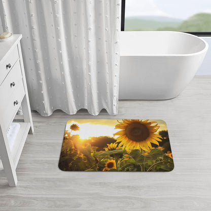 Skull Yoga Printed Rounded Corner Diatomaceous Doormat 31.5x19.7 Inch Bath Mat Rug Non Slip Shower Floor Mat, Absorbent Bathroom Rugs Mat for Anti Slip Shower Mat, Housewarming Gift