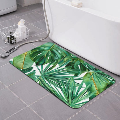 Skull Yoga Printed Rounded Corner Diatomaceous Doormat 31.5x19.7 Inch Bath Mat Rug Non Slip Shower Floor Mat, Absorbent Bathroom Rugs Mat for Anti Slip Shower Mat, Housewarming Gift