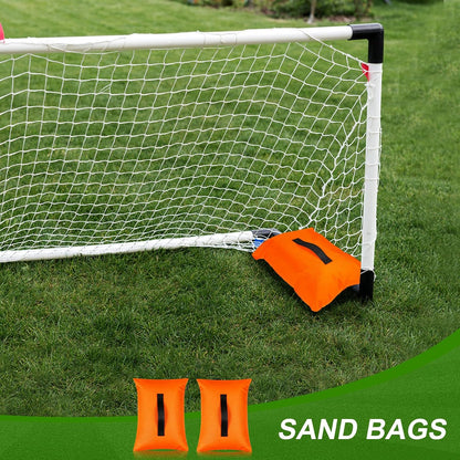Sports Net Sandbags with PE Leak Proof Transparent Bags Weighted Anchors Bag Sport Sandbags for Stability Baseball Nets Hockey Golf Football Nets Soccer Goals and More(30 Pcs,Black)