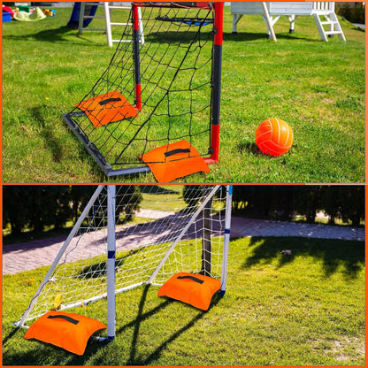 Sports Net Sandbags with PE Leak Proof Transparent Bags Weighted Anchors Bag Sport Sandbags for Stability Baseball Nets Hockey Golf Football Nets Soccer Goals and More(30 Pcs,Black)