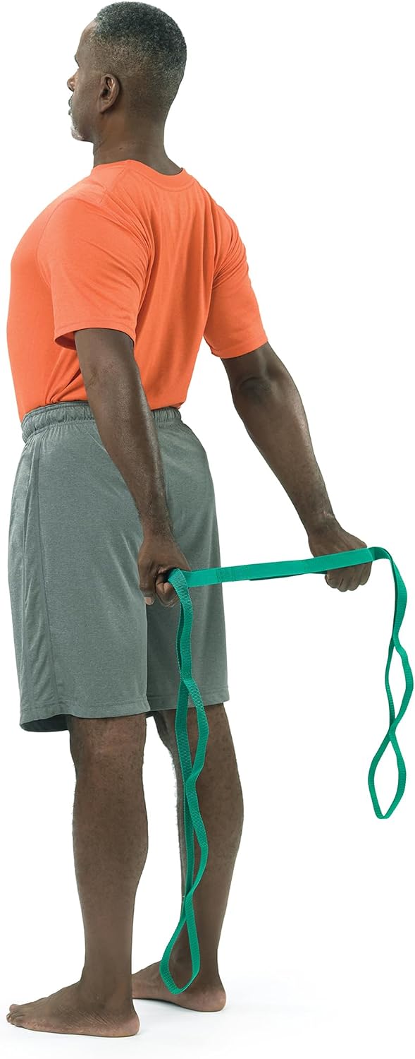 The Original Stretch Out Strap with Exercise Poster – Made in the USA