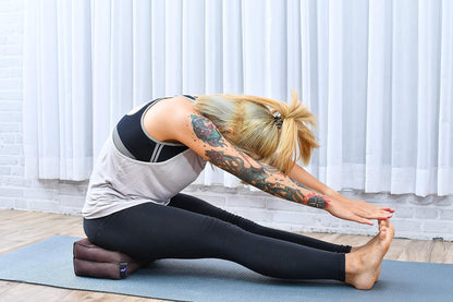 Yoga Block – Floor Cushion for Yoga Practice, Meditation Seat Cushion for Workouts Filled with Kapok